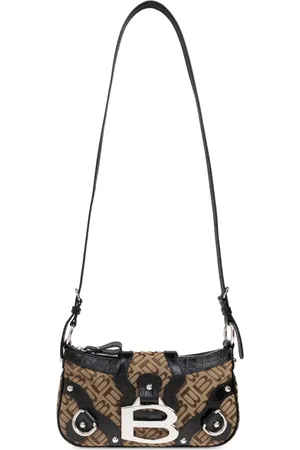 Balenciaga Taske, Dame, Brun, ONE SIZE, Uld, Shoulder Bag Essex Small