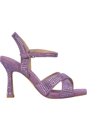 Alma en Pena Sko, Dame, Lilla, 37 EU, Rhinestone sandal