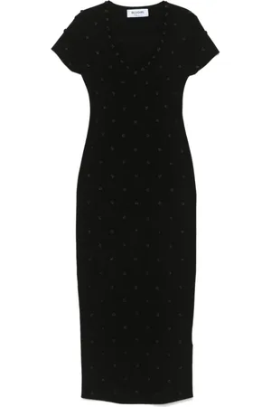 Blugirl Kjole, Dame, Sort, S, Polyester, Elegant Nero Kjole