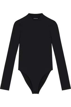 Balenciaga Top, Dame, Sort, S, Uld, Stilfuld Top Body