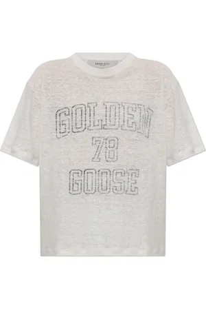Golden Goose Top, Dame, , XS, Linned, Linen T-shirt
