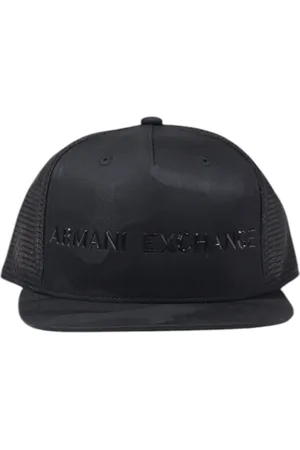 Armani Exchange Tilbehør, Herre, Sort, ONE SIZE, Uld, Visirhat