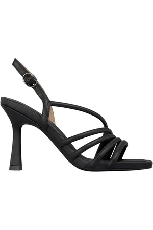 Alma en Pena Sko, Dame, Sort, 37 EU, Krydsede rem sandal