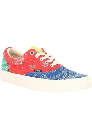 Ralph Lauren Sko, Herre, Flerfarvet, 41 EU, Flade Sneakers