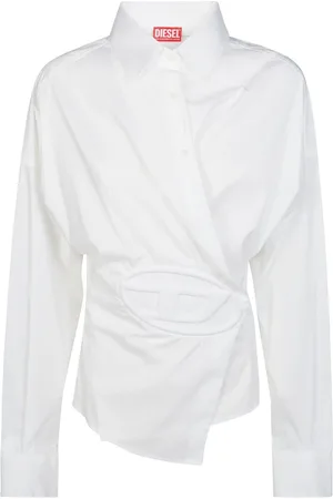 Diesel Bluser & Skjorter, Dame, Hvid, S, Uld, Bluser