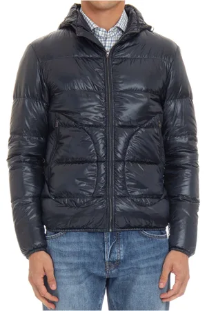HERNO Jakke, Herre, Blå, 3XL, Blå Puffer Jakke