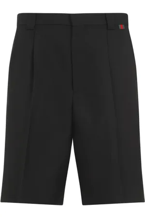 Gucci Shorts, Herre, Sort, M, Uld, Uldblanding Twill Shorts