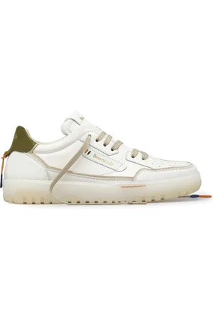 Barracuda Sko, Herre, Hvid, 40 EU, Earving Neon Green Sneakers