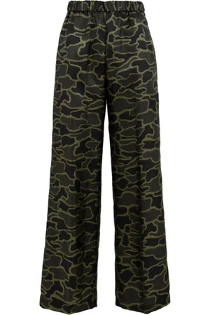 Aspesi Bukser, Dame, Grøn, 2XS, Tyl, Military Style Bukser