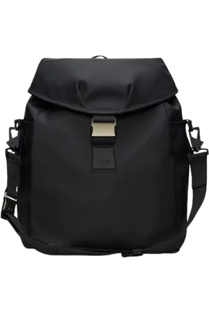 Rains Taske, unisex, Sort, ONE SIZE, Uld, Soft Afrundet Bucket Rygsæk