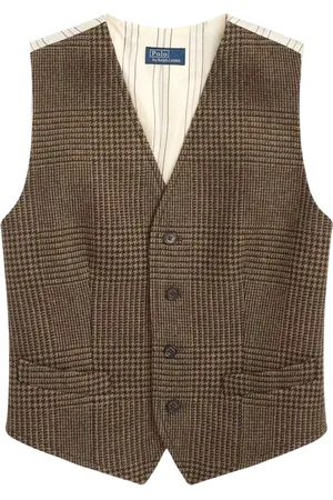 Ralph Lauren Jakke, Dame, Brun, XL, Brun ternet vest