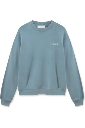 Axel Arigato Sweathshirts & Hoodies, Herre, Blå, M, Bomuld, Honor Washed Sweatshirt