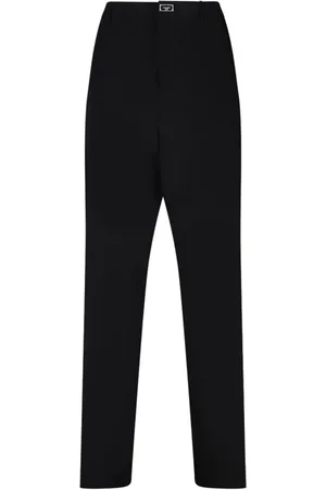 Givenchy Bukser, Herre, Sort, L, Uld, New Metal Detail Bukser