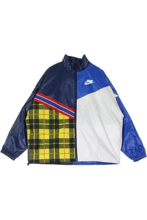 Nike Jakke, Dame, Flerfarvet, S, Uld, Blå Vindjakke