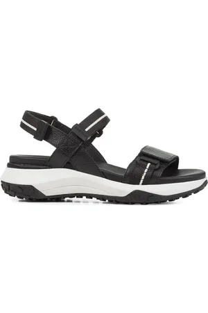 Geox Sko, Dame, Sort, 37 EU, Uld, Sorapis Grip Platform Sandaler