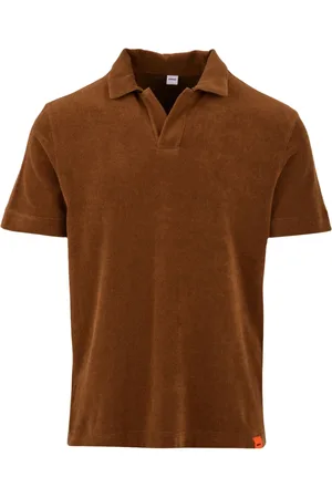 Aspesi Top, Herre, Brun, XL, Polo Shirt