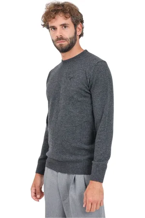 Barbour Strik, Herre, Sort, M, Uld, Essential Crewneck Sweater