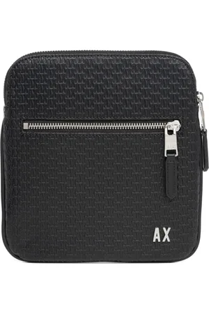 Armani Exchange Taske, Herre, Sort, ONE SIZE, Polyester, Crossbody taske med justerbar strop