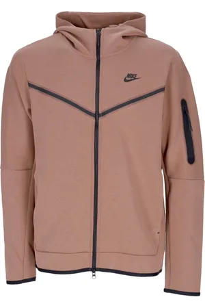 Nike Sweathshirts & Hoodies, Herre, Brun, L, Bomuld, Tech Fleece Zip-through Hoodie