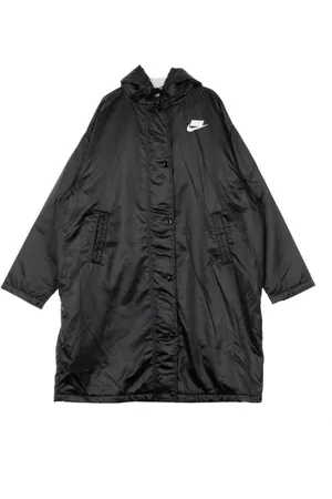 Nike Frakke, Dame, Sort, M, Uld, Sporty Lang Parka Jakke