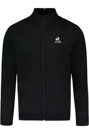 Le Coq Sportif Sweathshirts & Hoodies, Herre, Sort, M, Uld, Herre Full Zip Jakke Sort