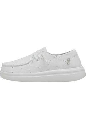 Hey dude Sko, Dame, Hvid, 41 EU, Uld, Loafers