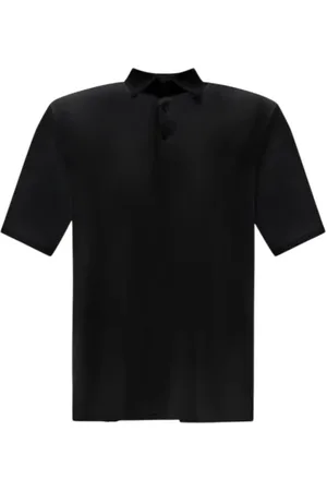 HERNO Top, Herre, Sort, XL, Tekstil Polo Skjorte Sort