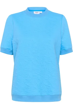 Saint Tropez Top, Dame, Blå, 2XL, Uld, Blå Ethereal Joolssz Sweatshirt