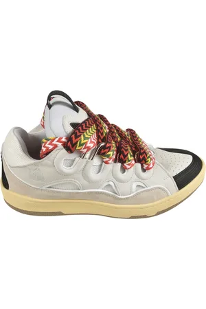 Lanvin Sko, Dame, Hvid, 42 EU, Uld, Hvide Sneakers Stilfulde Afslappede Sko