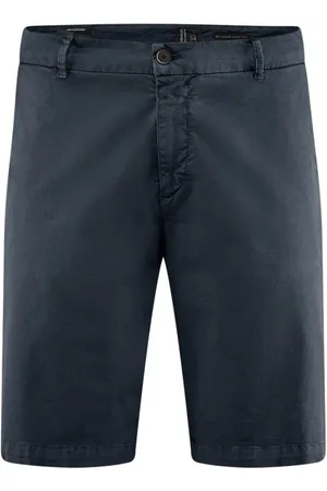 Bomboogie Shorts, Herre, Blå, W29, Bomuld, Chino bermuda i bomuldsgabardin