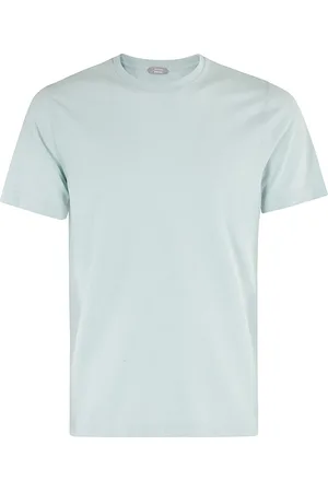 ZANONE Top, Herre, Grøn, 2XL, Bomuld, T-shirts