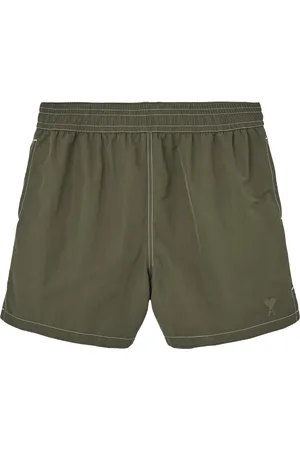 Ami Badetøj, Herre, Grøn, XL, Grøn Logo Mini Shorts