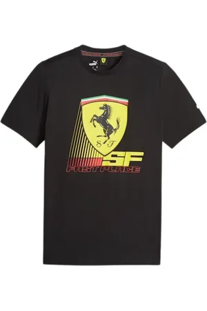 PUMA Top, Herre, Sort, L, Ferrari T-shirt Rød Klassisk Stil