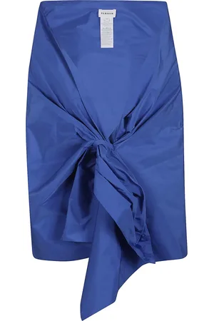 P.A.R.O.S.H. Jakke, Dame, Blå, ONE SIZE, Uld, Skulder Cover-Up Top