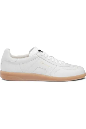 santoni Sko, Herre, Hvid, 43 1/2 EU, Læder, DBS Oly Sneaker