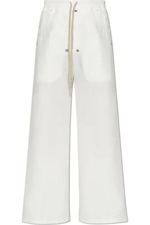 Rick Owens Bukser, unisex, Hvid, L, Bomuld, Belas Bukser