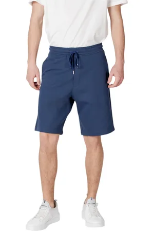 Replay Shorts, Herre, Blå, XL, Bomuld, Bermuda Shorts