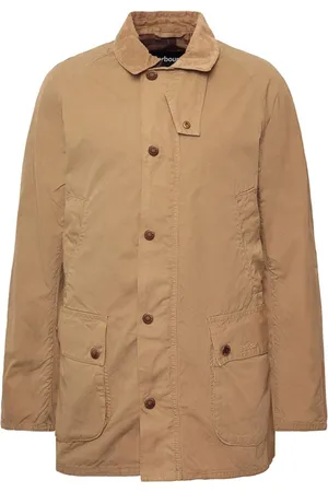 Barbour Jakke, Herre, , S, Uld, Casual Jakke med Stribet Fløjl Krave