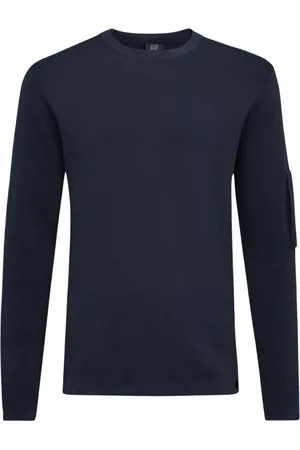Genti Sweathshirts & Hoodies, Herre, Blå, S, Mørkeblå Sweater