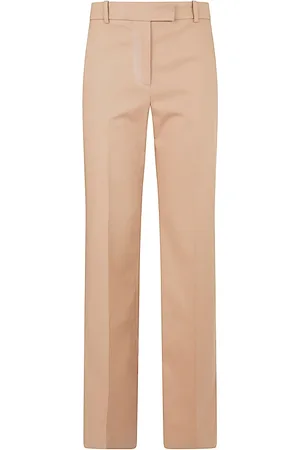 ELEVENTY Bukser, Dame, , S, Bomuld, Straight Leg Cotton Lyocell Bukser