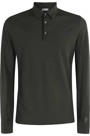ZANONE Top, Herre, Grøn, 3XL, Bomuld, Polo Bluser