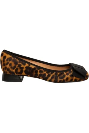 ROBERTO FESTA Sko, Dame, , 40 EU, Læder, Loafer med leopardprint og sløjfedetalje