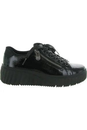 Rieker Sko, Dame, Sort, 37 EU, Casual Sneakers