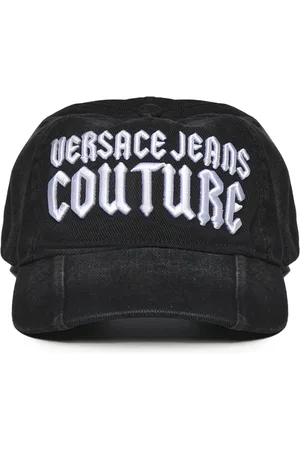 VERSACE Tilbehør, Dame, Sort, ONE SIZE, Uld, Sorte Hatte Cappello Stilfuldt Mode