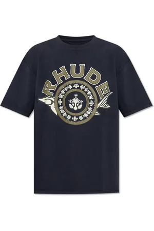 Rhude Top, Herre, Sort, XL, Bomuld, Printed T-shirt