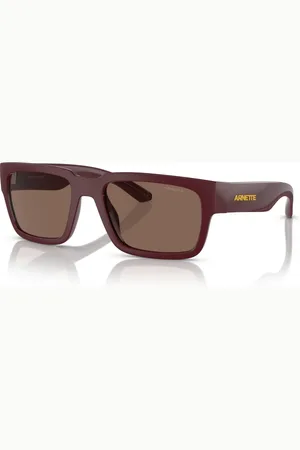 Arnette Tilbehør, Herre, Rød, 55 MM, Bordeaux/Dark Grey Solbriller