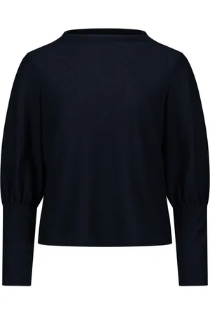 Vera Mont Bluser & Skjorter, Dame, Blå, S, Langærmet bluse