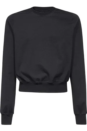 Rick Owens Sweathshirts & Hoodies, Herre, Sort, 2XL, Bomuld, Geth Crewneck Sweat