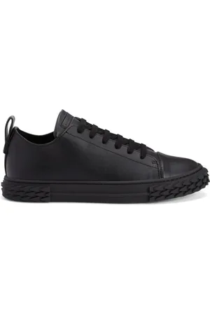 Giuseppe Zanotti Sko, Herre, Sort, 41 EU, Sorte Afslappede Trænere Sneakers