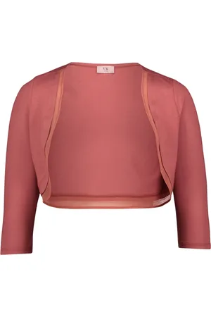 Vera Mont Strik, Dame, Brun, XS, Tætsiddende Bolero Jakke